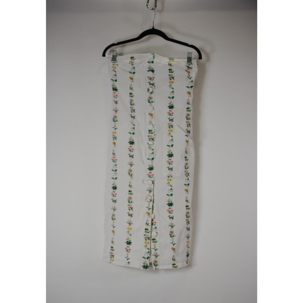 Adam Lippes x RTR Strapless Printed Twill Dress - Missing Belt - Picture 3 of 3